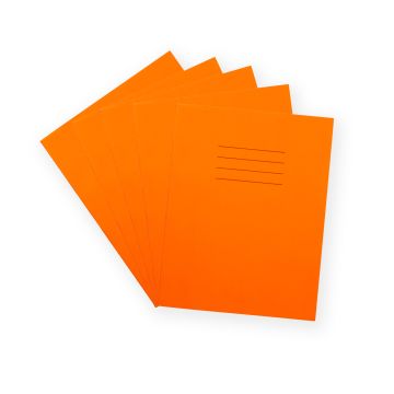 Exercise Book 9x7- 7mm Squared- Orange - Pack of 100