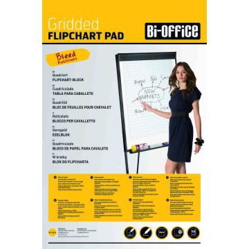 Flipchart Pads A1 Gridded - Pack of 5