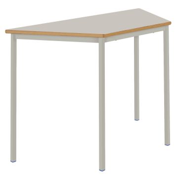 Trapezoidal Table Fully Welded- 1200x600mm 11-14Y Light Grey