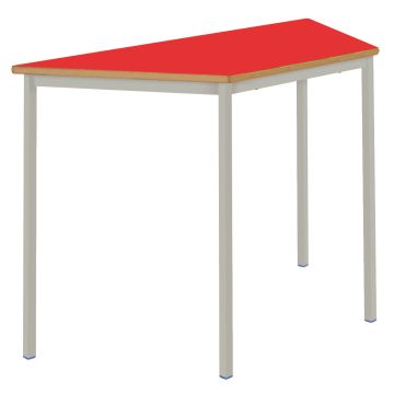 Trapezoidal Table Fully Welded- 1200x600mm - 8-11Y Red
