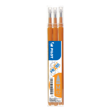 FriXion Refills 0.7mm - Orange - Pack of 3