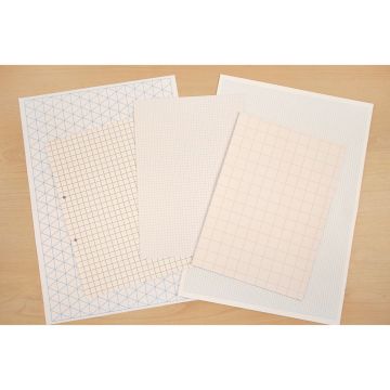 A1 Maths Paper 10mm Squared Unpunched - Pack of 125