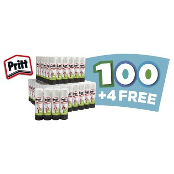 Pritt Stick - 43g - Pack of 100 plus 4 FREE