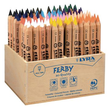 Lyra Ferby Triangular Colouring Pencils - Pack of 96