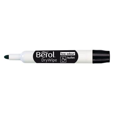 Berol Whiteboard Marker Black Bullet Tip - Pack of 48
