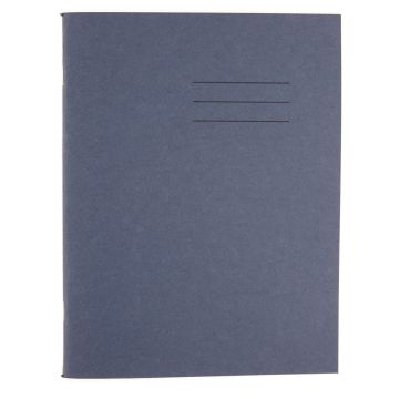 9 x 7" Exercise Book 32 Page Plain - Blue - Pack of 100
