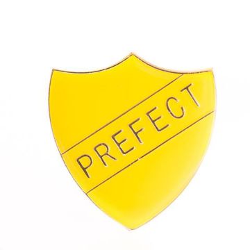 Prefect Shield Badge - Yellow - Pack of 10
