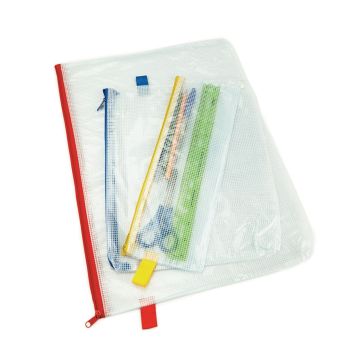 Heavy Duty Zip Wallet A3 - Assorted - Pack of 5
