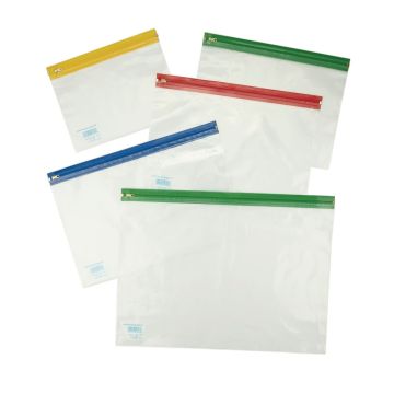 Zip Wallet 405 x 255mm Assorted - Pack of 100