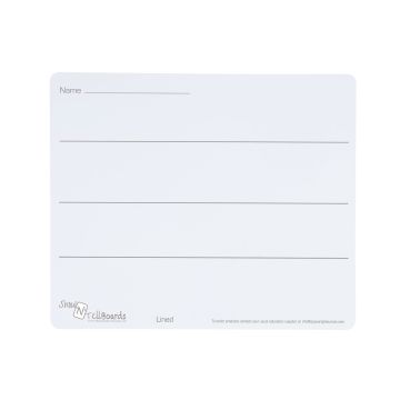 Classmates Rigid Whiteboards - Non-magnetic - A4 Lined - Pack of 10