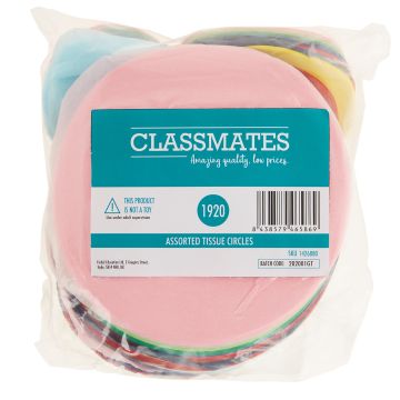 Classmates Tissue Paper Circles Assortment - Pack of 480