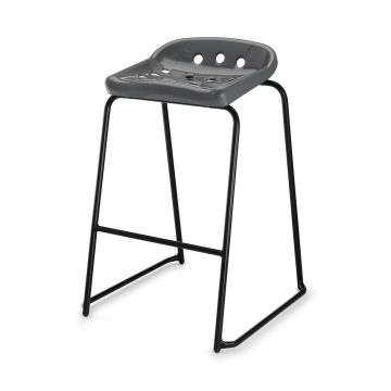 Pepperpot Stool - H430mm - Grey