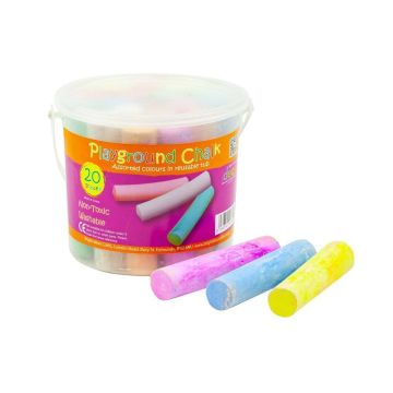 Giant Chalks Assorted Tub - Pack of 20