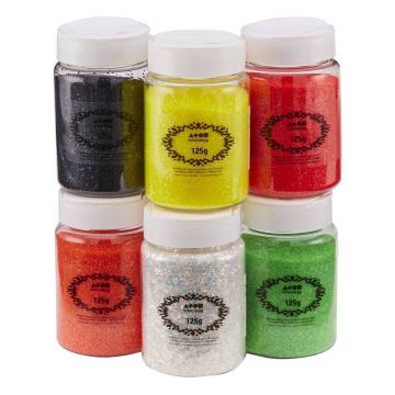 Flourescent Glitter Classpack 230ml - Pack of 6