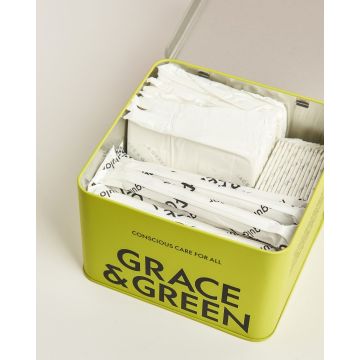 Grace & Green Durable Display Tin-Chartreuse