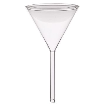 Plain Filter Funnel Glass - 100mm - Pack of 10