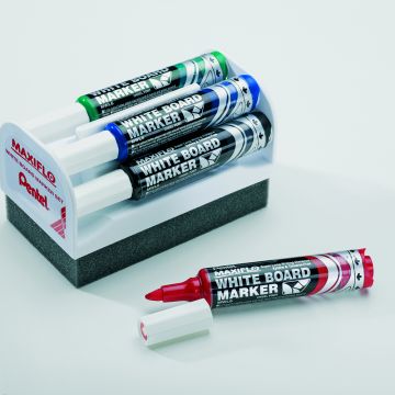Pentel Maxiflo Whiteboard Marker Set