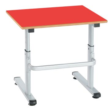 Height Adjustable Desk - Junior 1200x600mm  - Red