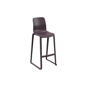 Hatton One Piece High Back Chair - Purple Haze