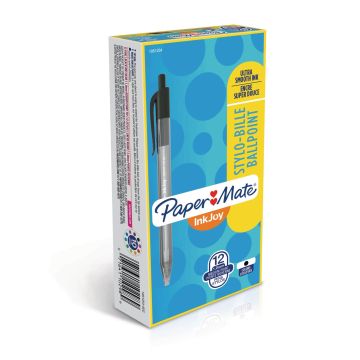 Paper Mate Inkjoy 100 Ballpoint Pen Black - Pack of 20