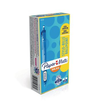 Paper Mate Inkjoy 100 Ballpoint Pen Blue - Pack of 20