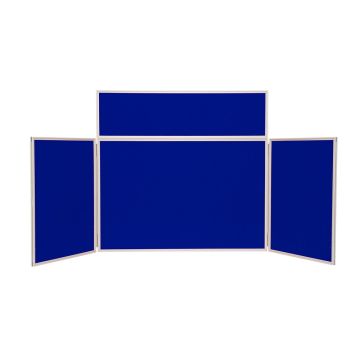 4 Panel Landscape Desktop Screen - Blue