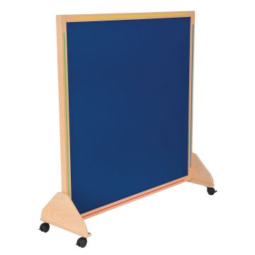 Wood Frame Junior Partitions - 900 x 1200mm - Blue