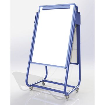 Mobile Magnetic Display Easel - Double Sided - Blue