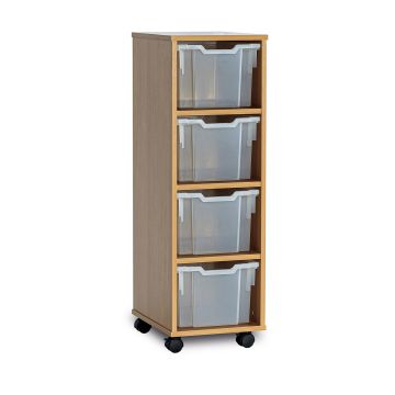 GALT Single Unit - 4 Trays - Mobile - Clear