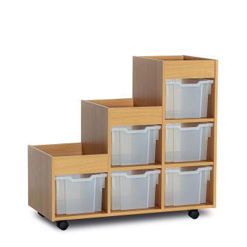 GALT Stepped Easy Access Unit - Beech - Mobile