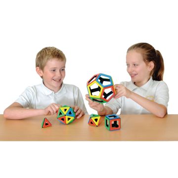 Polydron Magnetic Platonic Solids Set