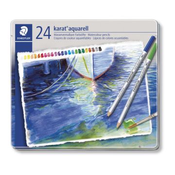 Staedtler Karat Aquarell Colouring Pencils - Pack of 24