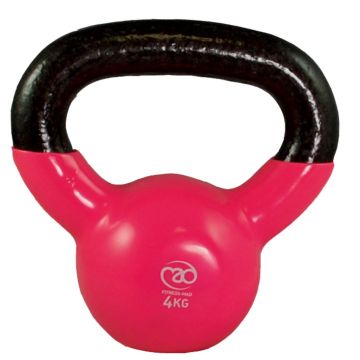 Fitness Mad Kettlebell - 4kg - Pink