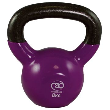 Fitness Mad Kettlebell - 8kg - Purple