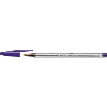 BIC Cristal Fun Ballpoint Pen Purple - Pack of 20