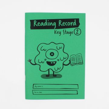 A5 Reading Record Book 36 Page Key Stage 2 - Green - Pack of 30