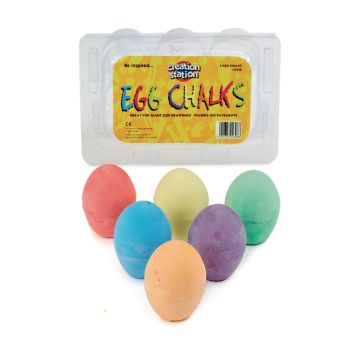 Egg Chalks - Pack of 6