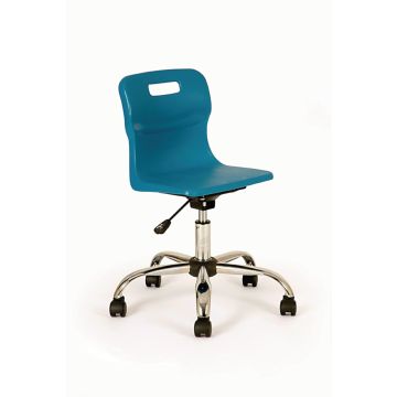 Titan Swivel Chairs - Junior - Glides - Blue