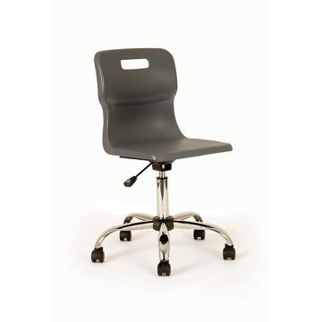 Titan Swivel Chairs - Senior - Castors - Green