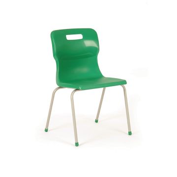 Titan 4 Leg Chairs - Size 3 Ages 6-8 - Green