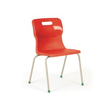 Titan 4 Leg Chairs - Size 3 Ages 6-8 - Red