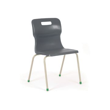 Titan 4 Leg Chairs - Size 5 Ages 11-14 - Charcoal