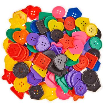 Jumbo Bright Buttons - Pack of 150
