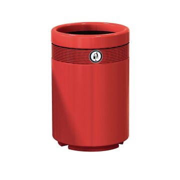 Monarch Litter Bin - Economy - Red