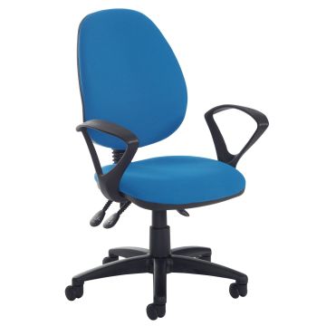 Vantage 3 Lever Fixed Arms Chair - Blue