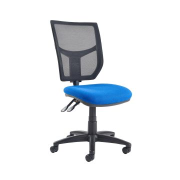 Altino High Back Operator's Chair - No Arms - Blue