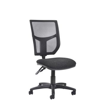 Altino High Back Operator's Chair - No Arms - Charcoal