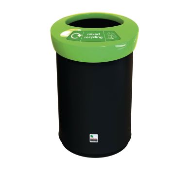62L Eco Ace Recycling Bins - Mixed - Green