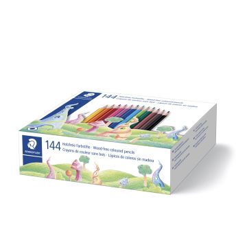 Staedtler Wood Free Colouring Pencils - Pack of 144