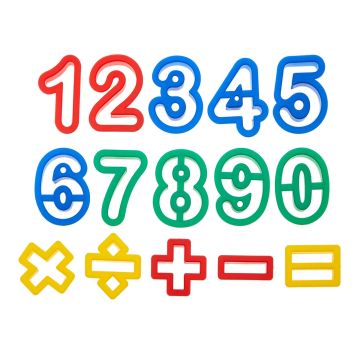 Number Cutters - Pack of 15